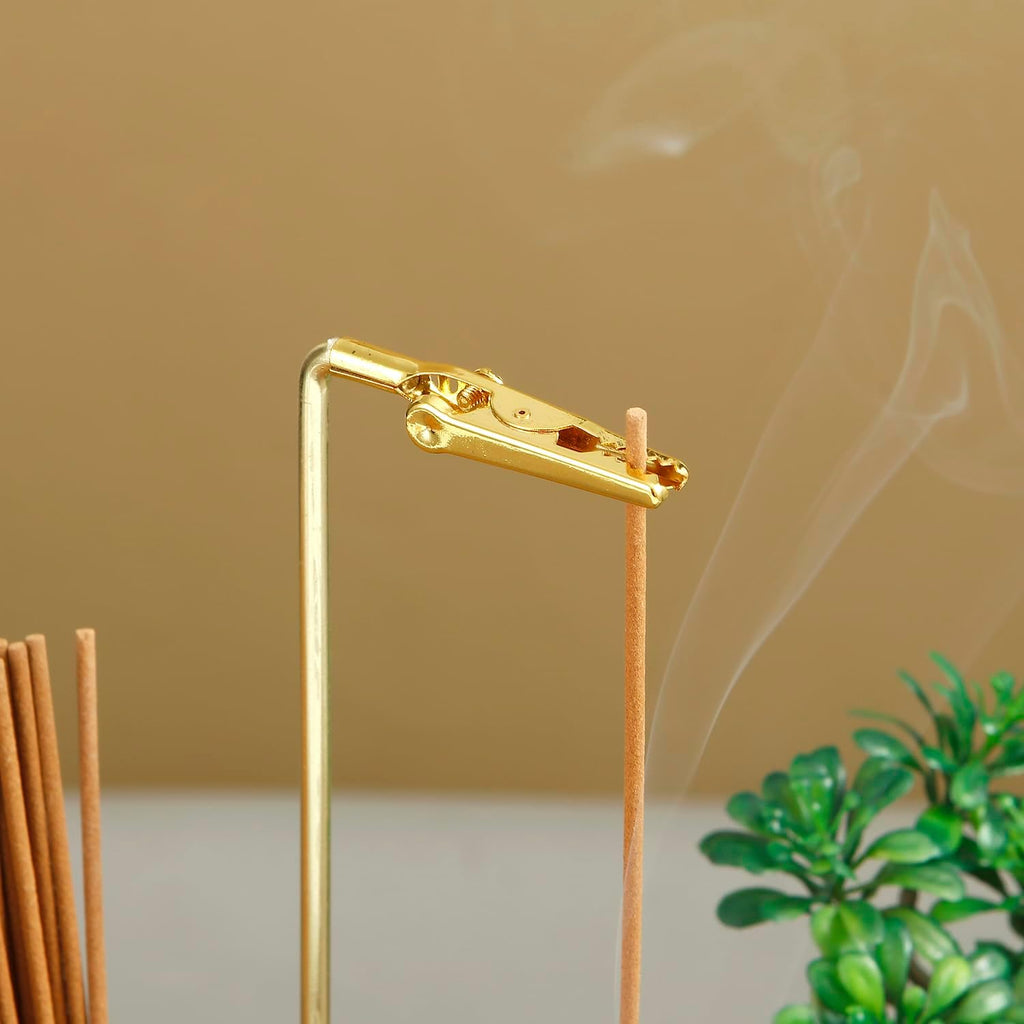 Wooden Base Incense Burner and Aromatic incense sticks🕯️