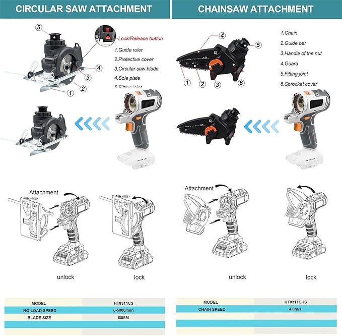High-Performance Power Drill Set
