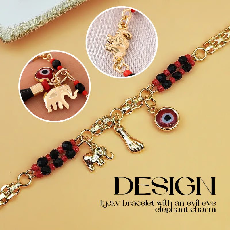 Devil's Eye Elephant Bracelet