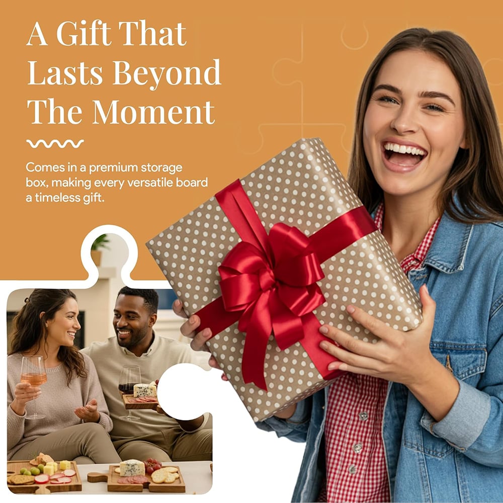 Elevate Every Gathering with a Creative Wooden Charcuterie Board Set