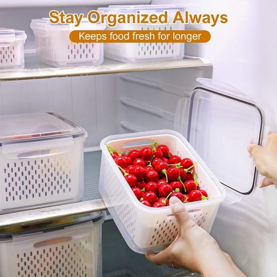Food Storage Containers for Refrigerator Organization(3-7 PCS)