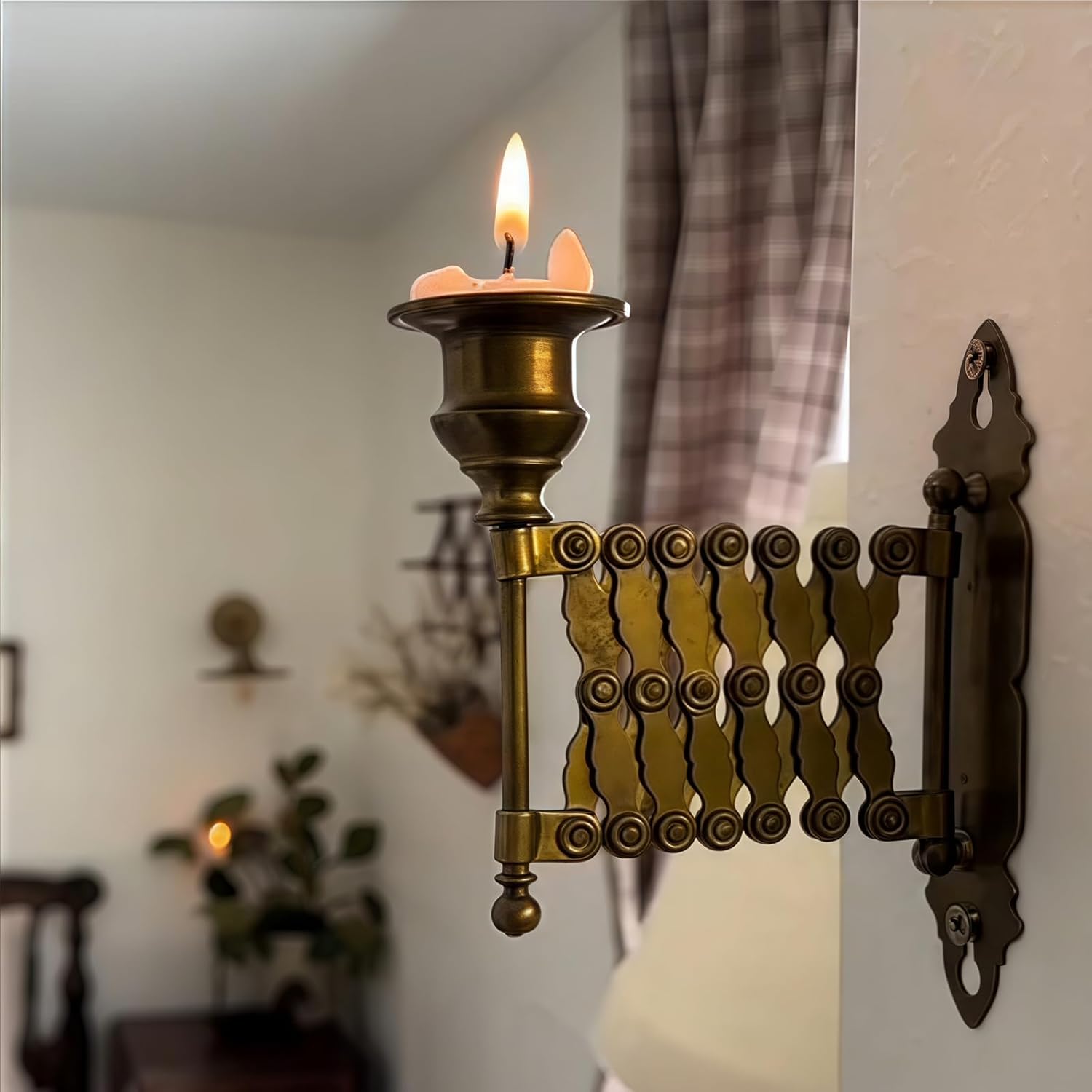 Extendable Vintage Taper Candle Holder