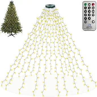 Cascading Twinkle Lights for Christmas Tree