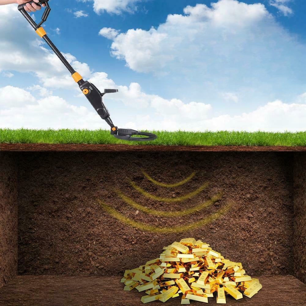 Professional Metal Detector | Lightweight, Waterproof, and High Sensitivity for All Treasure Hunters