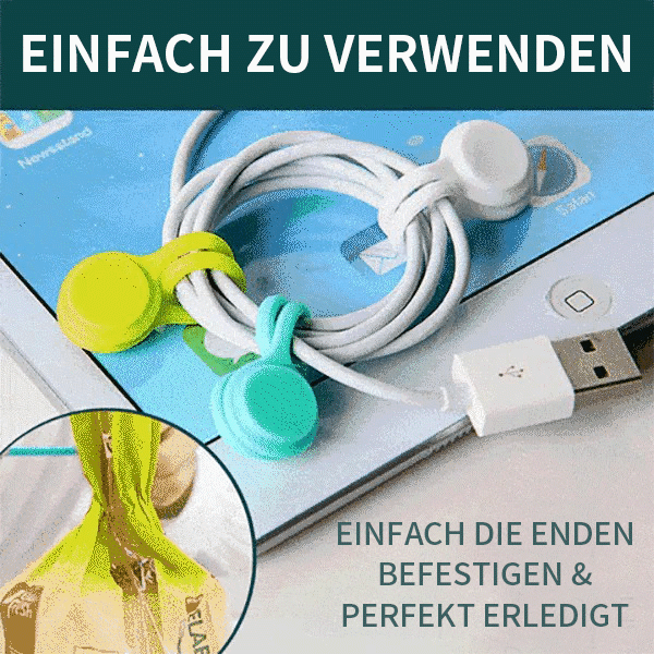 🔥Heiße Verkäufe 49% RABATT🔥🔥Snap-On Magnetische Kabelbinder