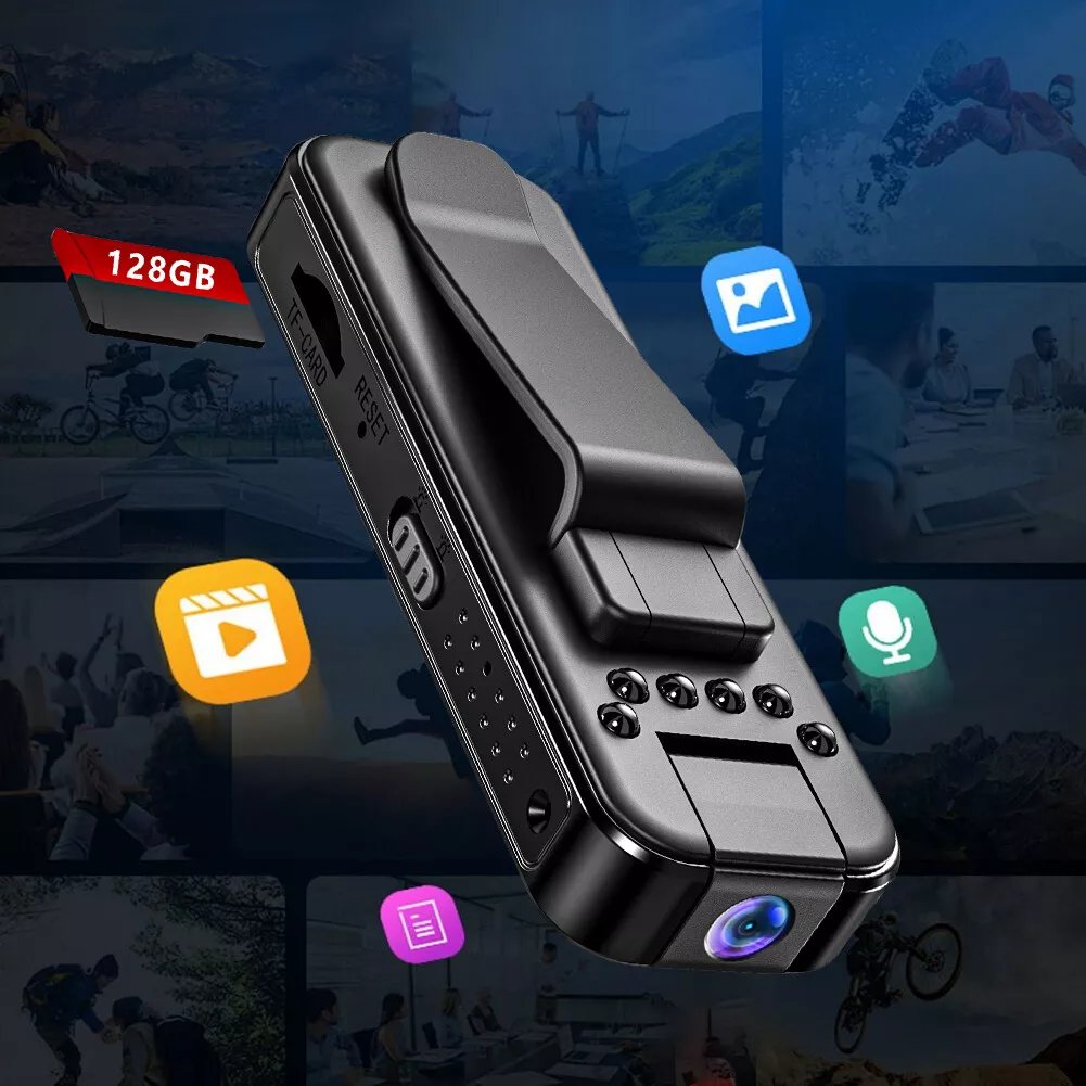 🌟Multifunctional Portable 1080P Mini Body Camera