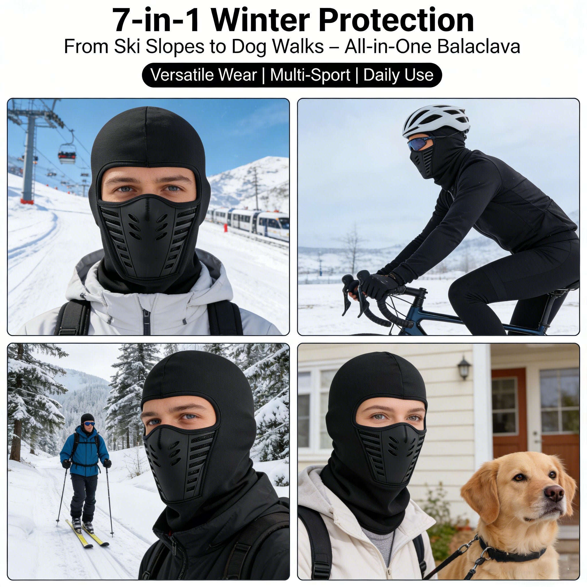 ❄️ Fog-Free Winter Sport Balaclava – Stay Warm, Dry, and Protected in the Cold! 🏂