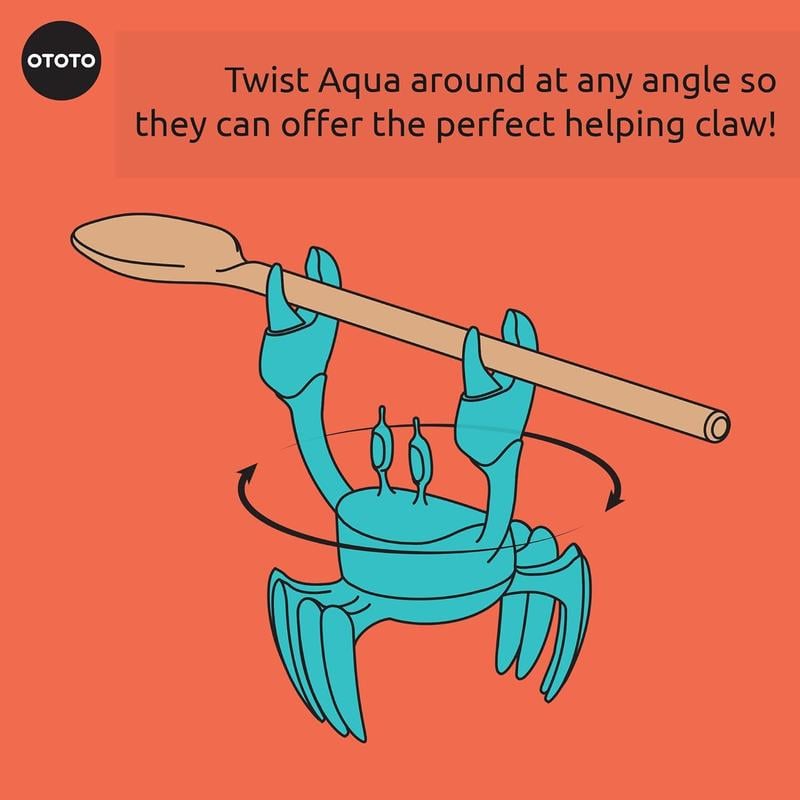 Meet Aqua the Crab: The Perfect Kitchen Companion! 🦀🍽️