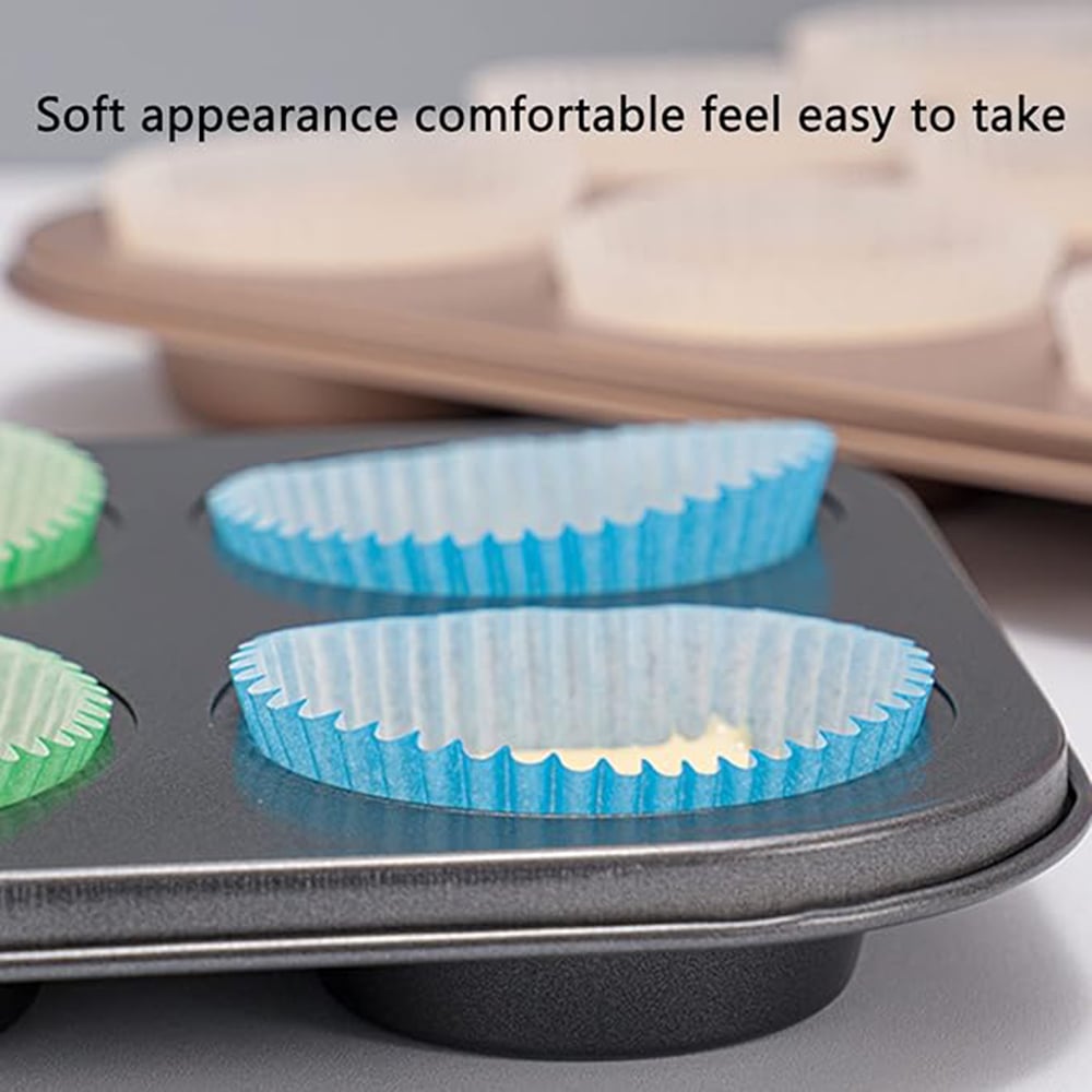 Non-Stick Baking Pans, Easy to Clean and Perfect for Making Jumbo Muffins,Cupcakes or Mini Cakes