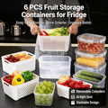Food Storage Containers for Refrigerator Organization(3-7 PCS)