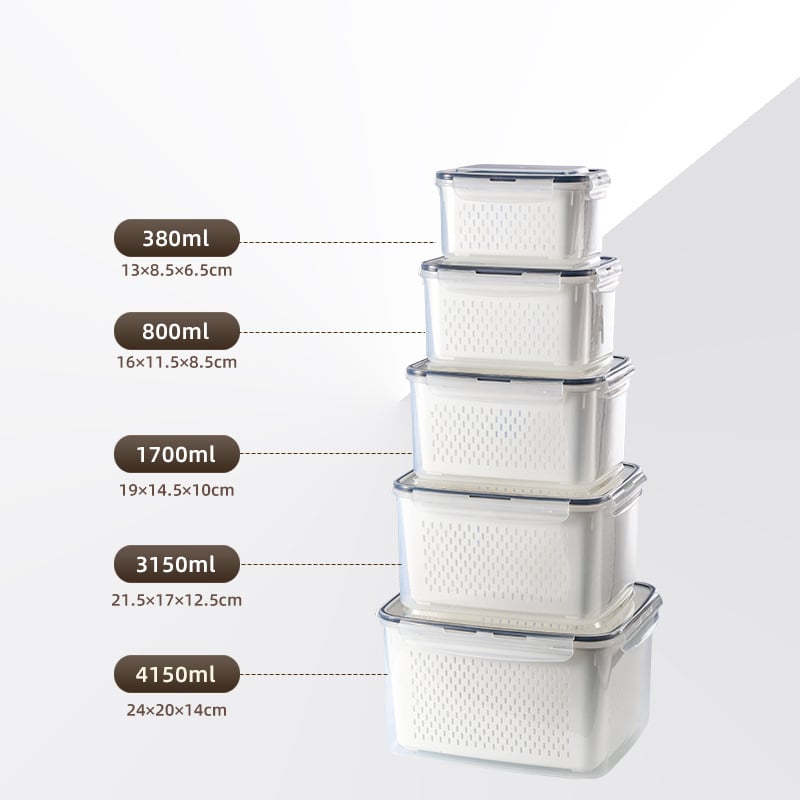 Food Storage Containers for Refrigerator Organization(3-7 PCS)