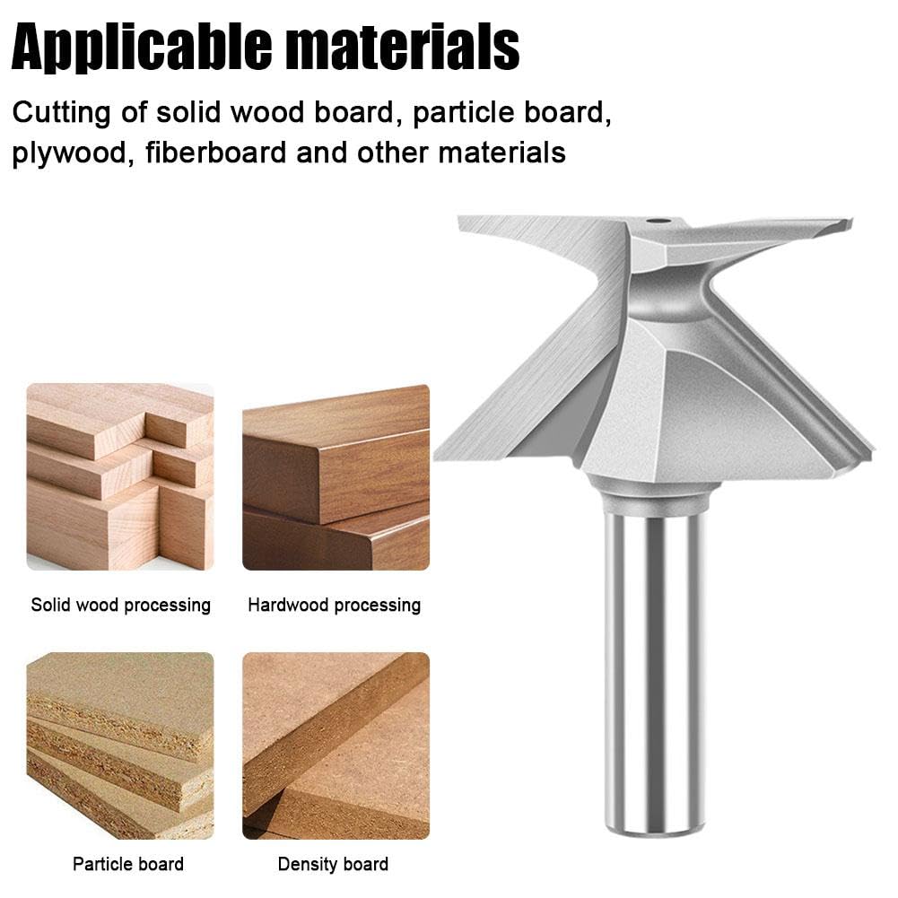 R18/R30/R50 Woodworking Arc Integrated Slotting Trimming Machine Milling Tool