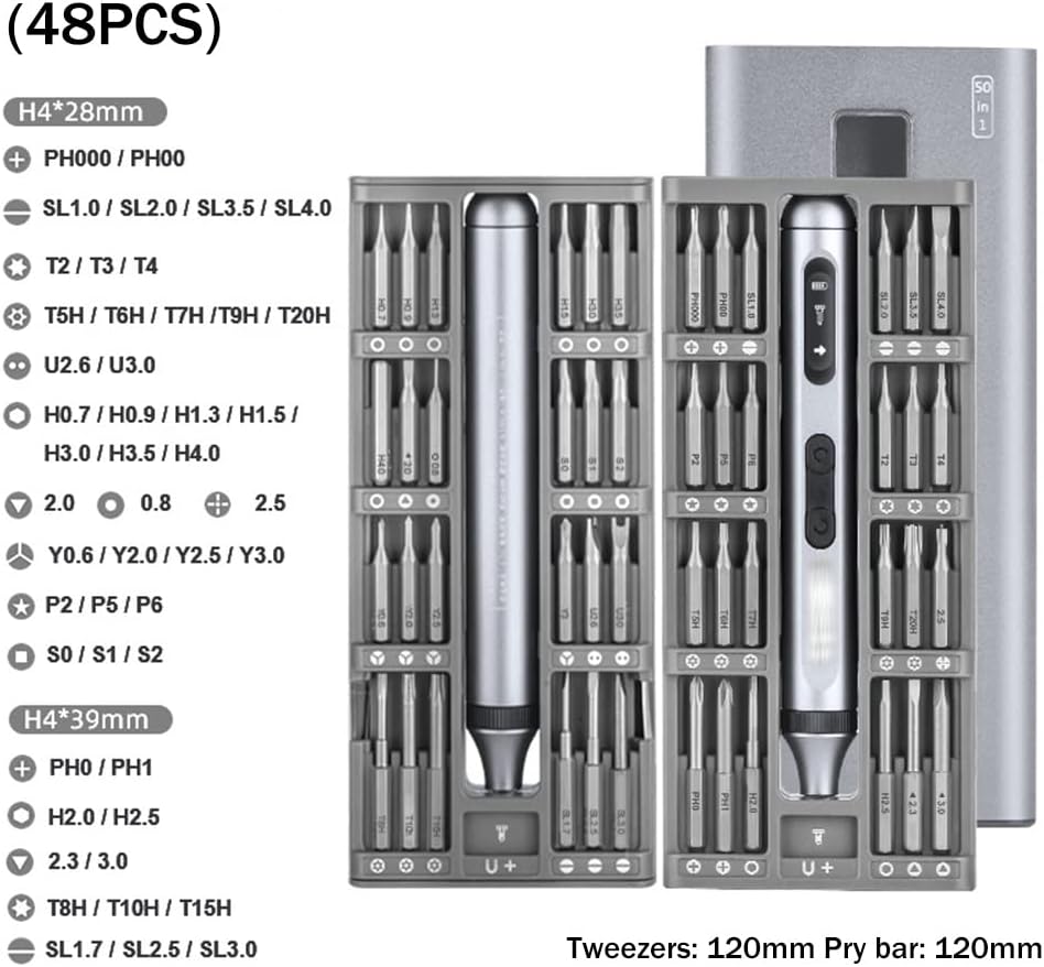 Precision Electric Screwdriver - 52 in 1