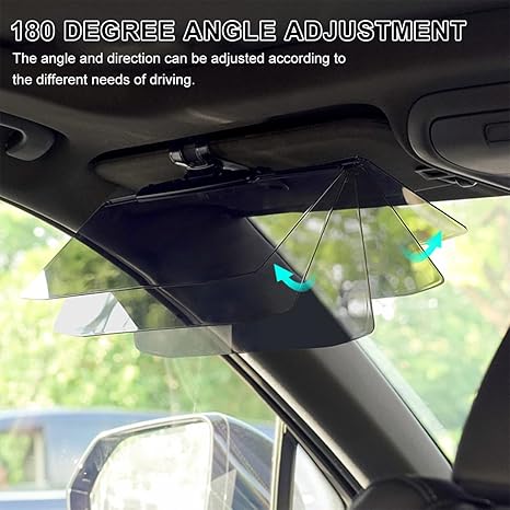 Anti-Glare Polarized Sun Visor Extender for Safe Driving
