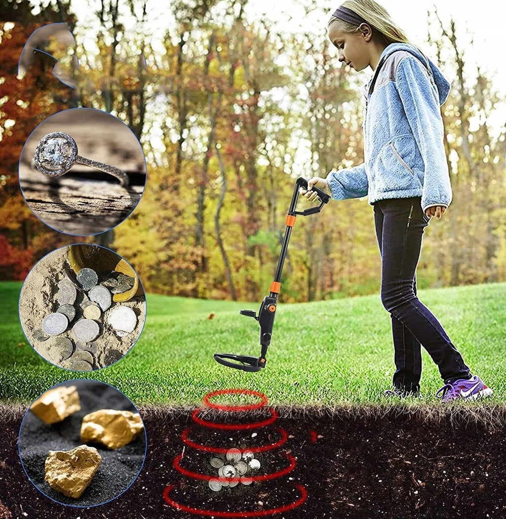 Professional Metal Detector | Lightweight, Waterproof, and High Sensitivity for All Treasure Hunters