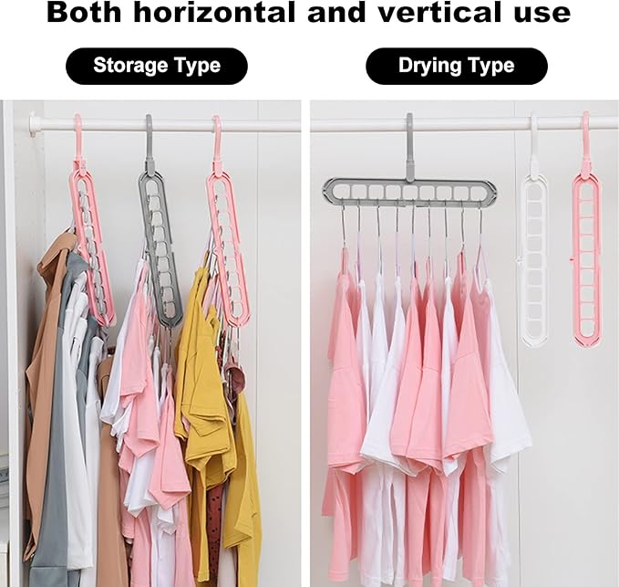 Space-Saving Magic Closet Hangers