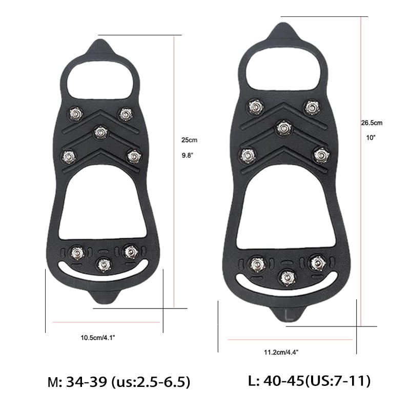 🎄Christmas Sale Universal Non Slip Gripper Spikes 5-tooth 8-tooth