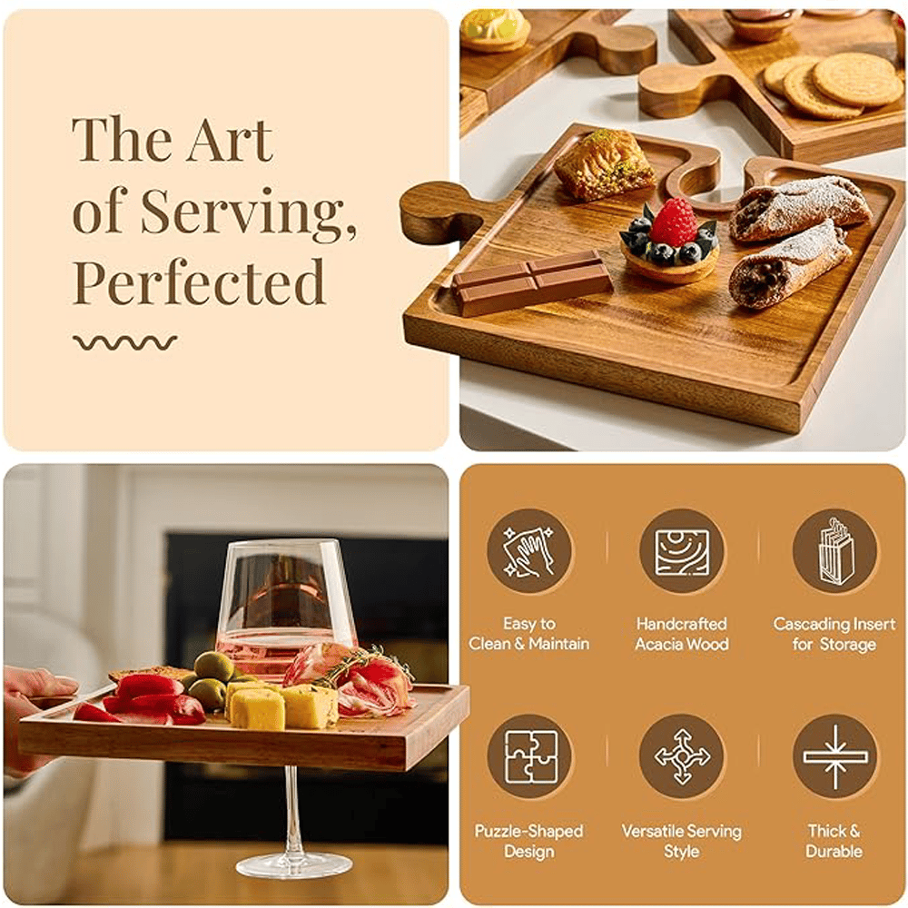 Elevate Every Gathering with a Creative Wooden Charcuterie Board Set