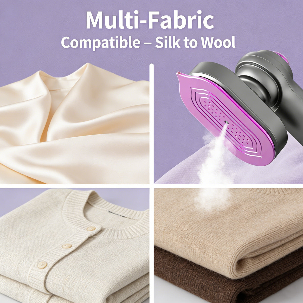 ✨ Mini Steam Iron – Smooth Clothes in Minutes, Anywhere