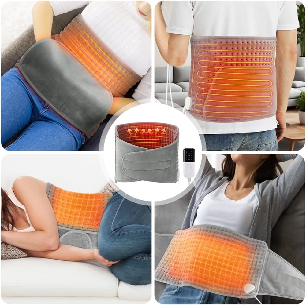 Electric Heat Belt for Back, Waist & Abdomen