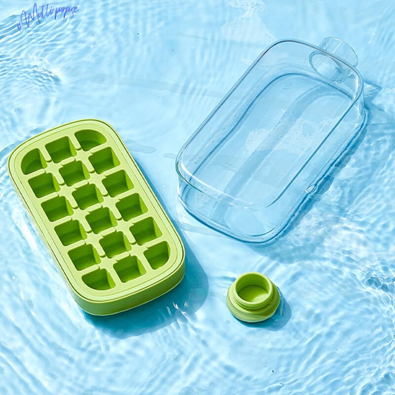 🧊 2-in-1 Ice Cube Bottle – Quick Ice Making & Refreshing Sips