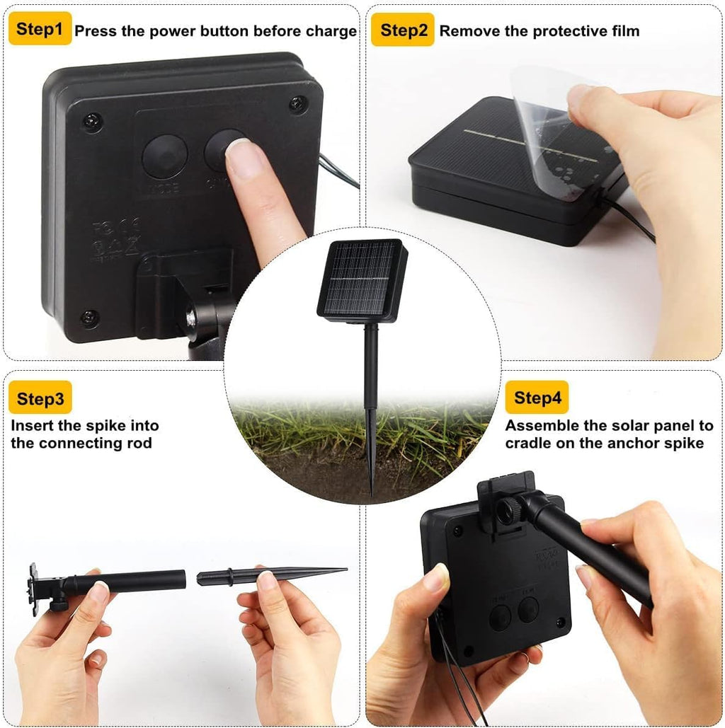 Solar Christmas Lights, 105 ft 300 LED