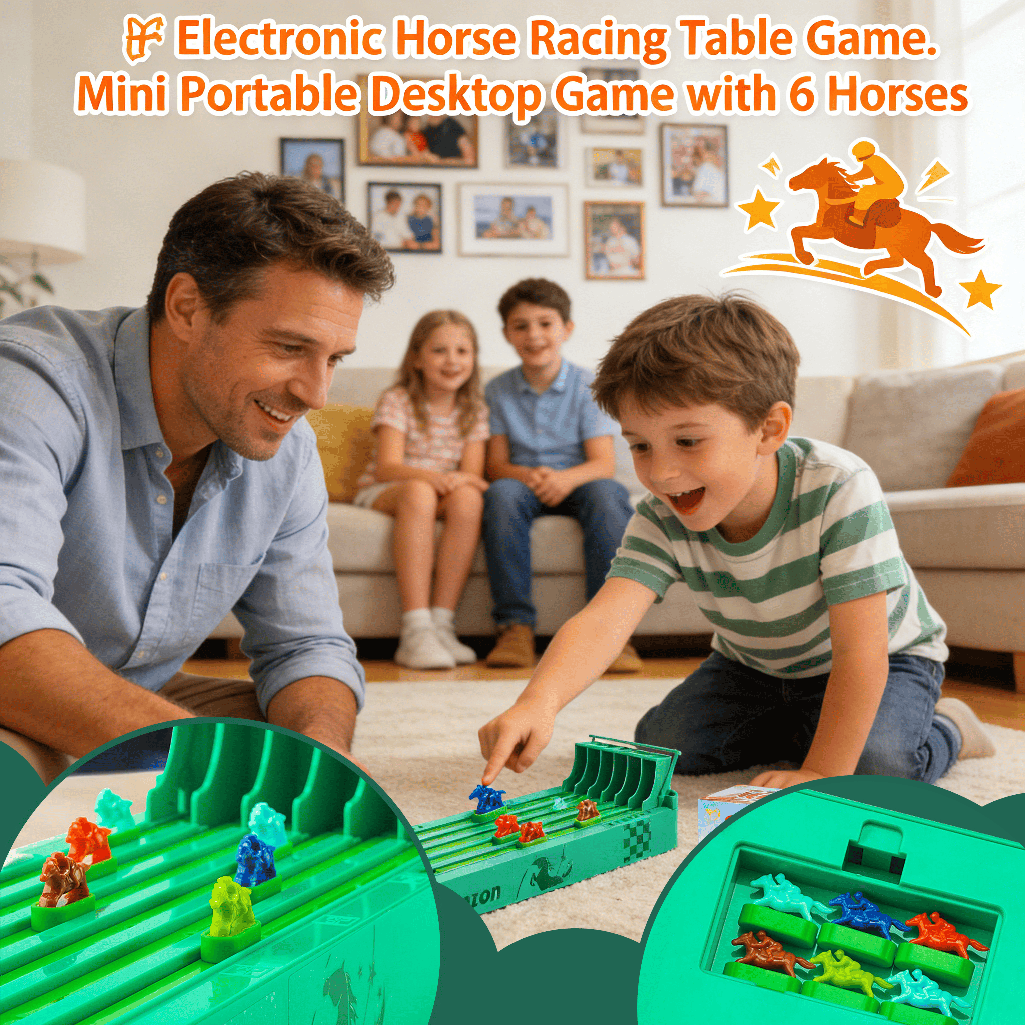 🏇 Electronic Horse Racing Table Game