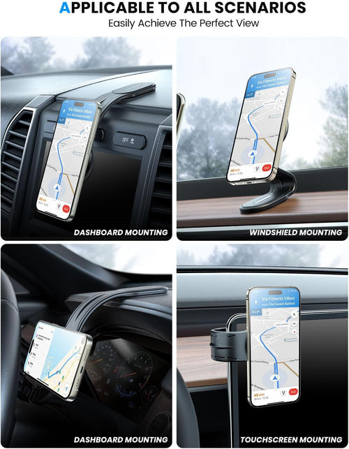 Bendable Aluminum Arm Magnetic Phone Holder for Car