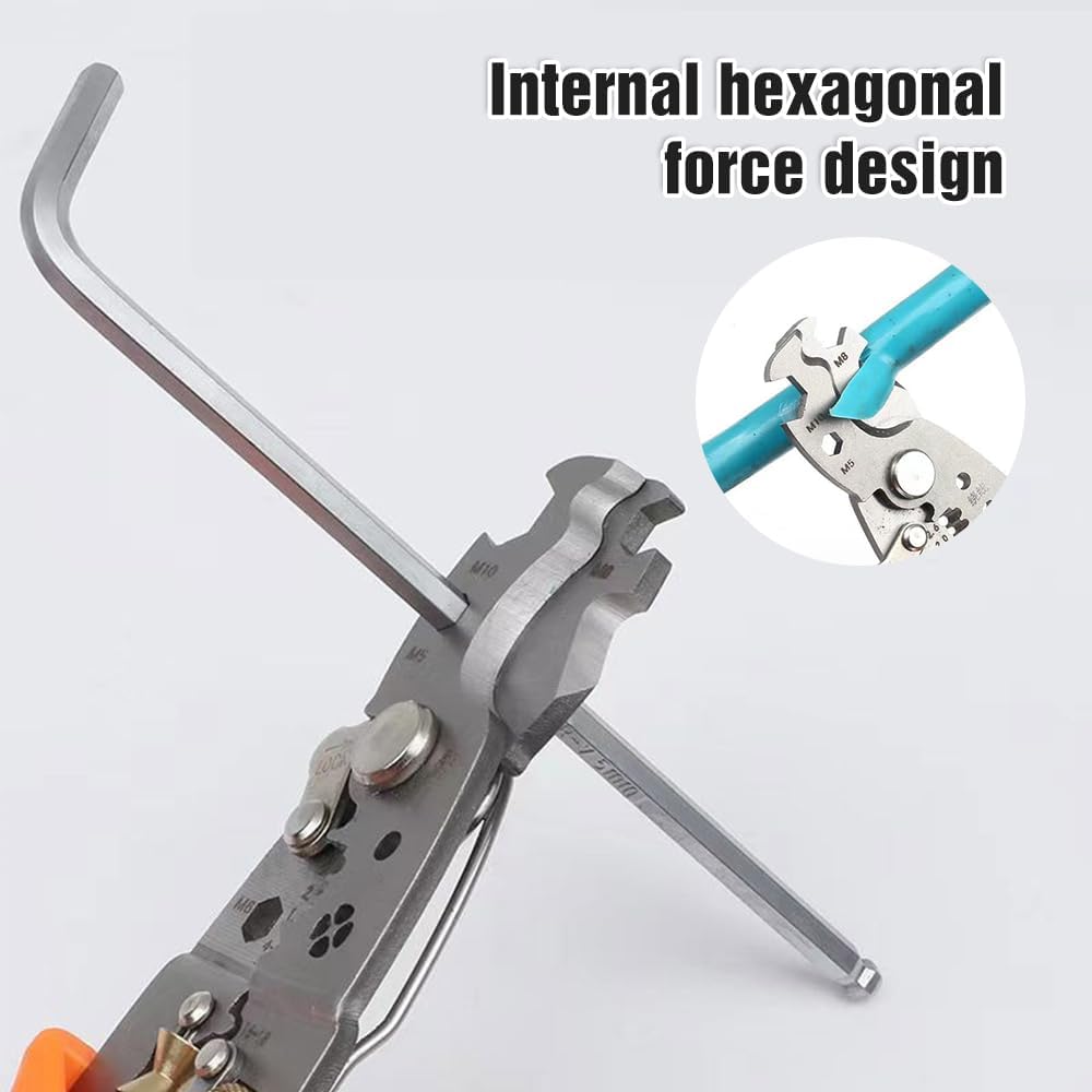Multifunctional Wire Stripper Crimping Pliers