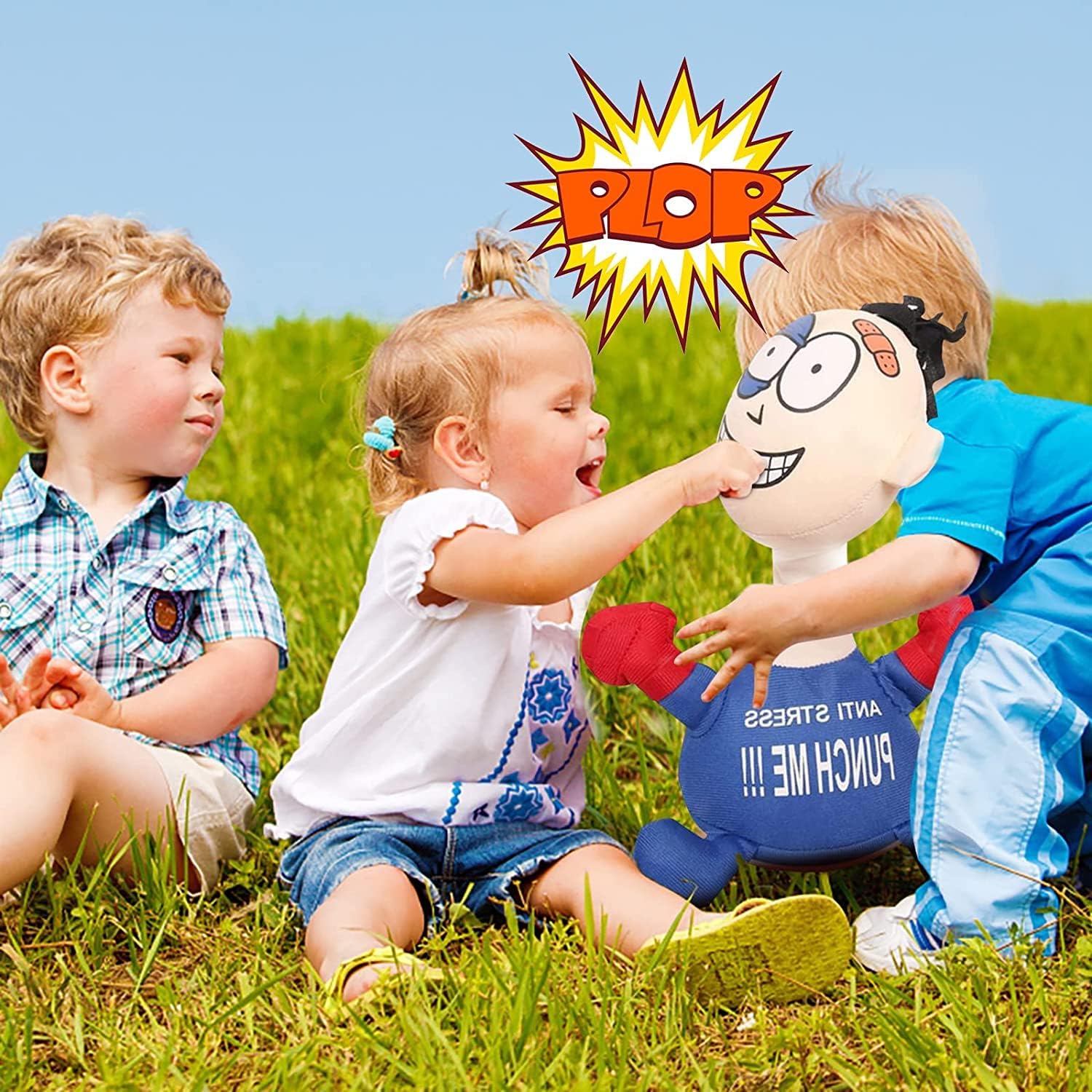 😜 Punch Me Screaming Doll – Creative Emotion Plush Toy for Stress Relief