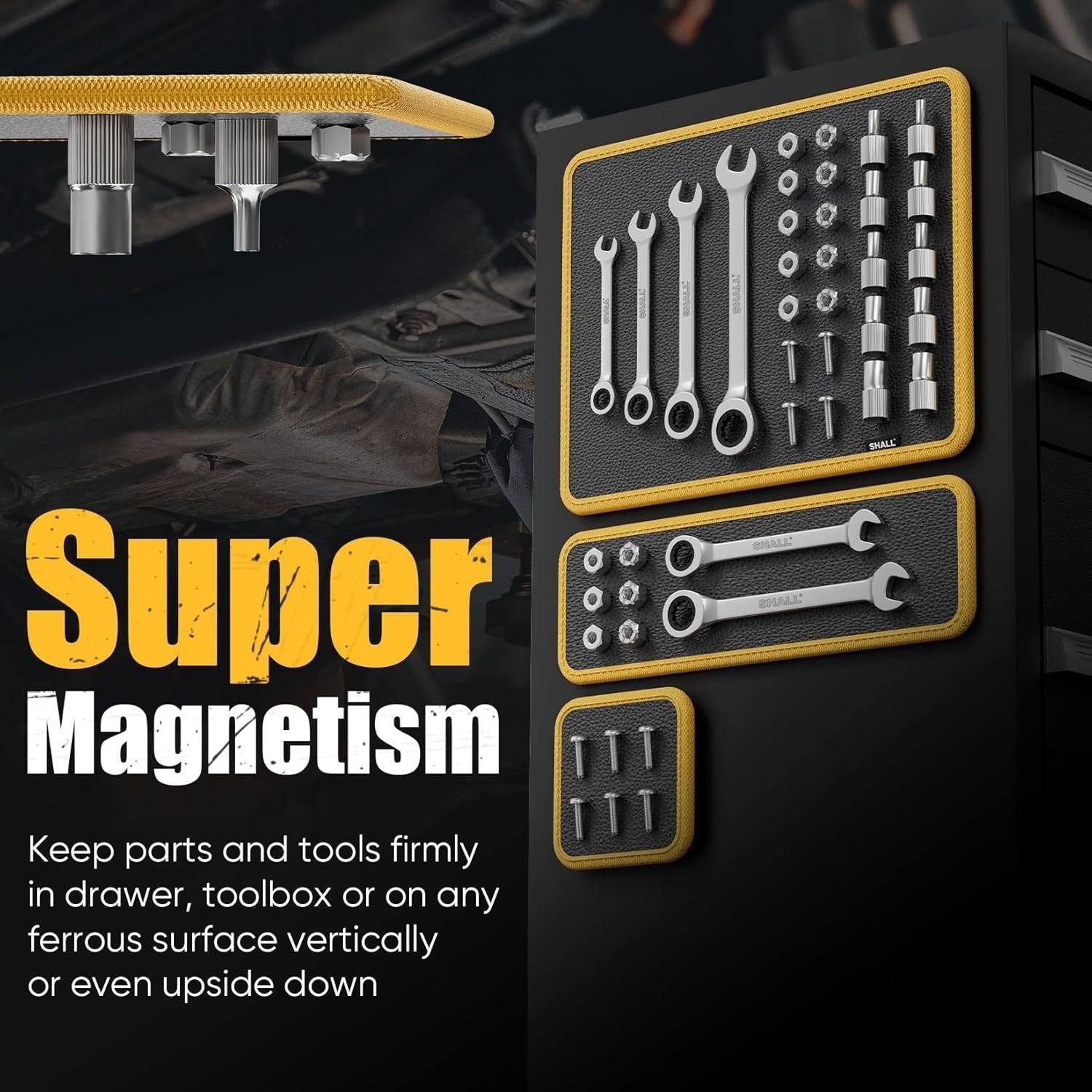 Transform Your Workspace with the Ultimate Magnetic Tool Parts Mat Set! 🛠️