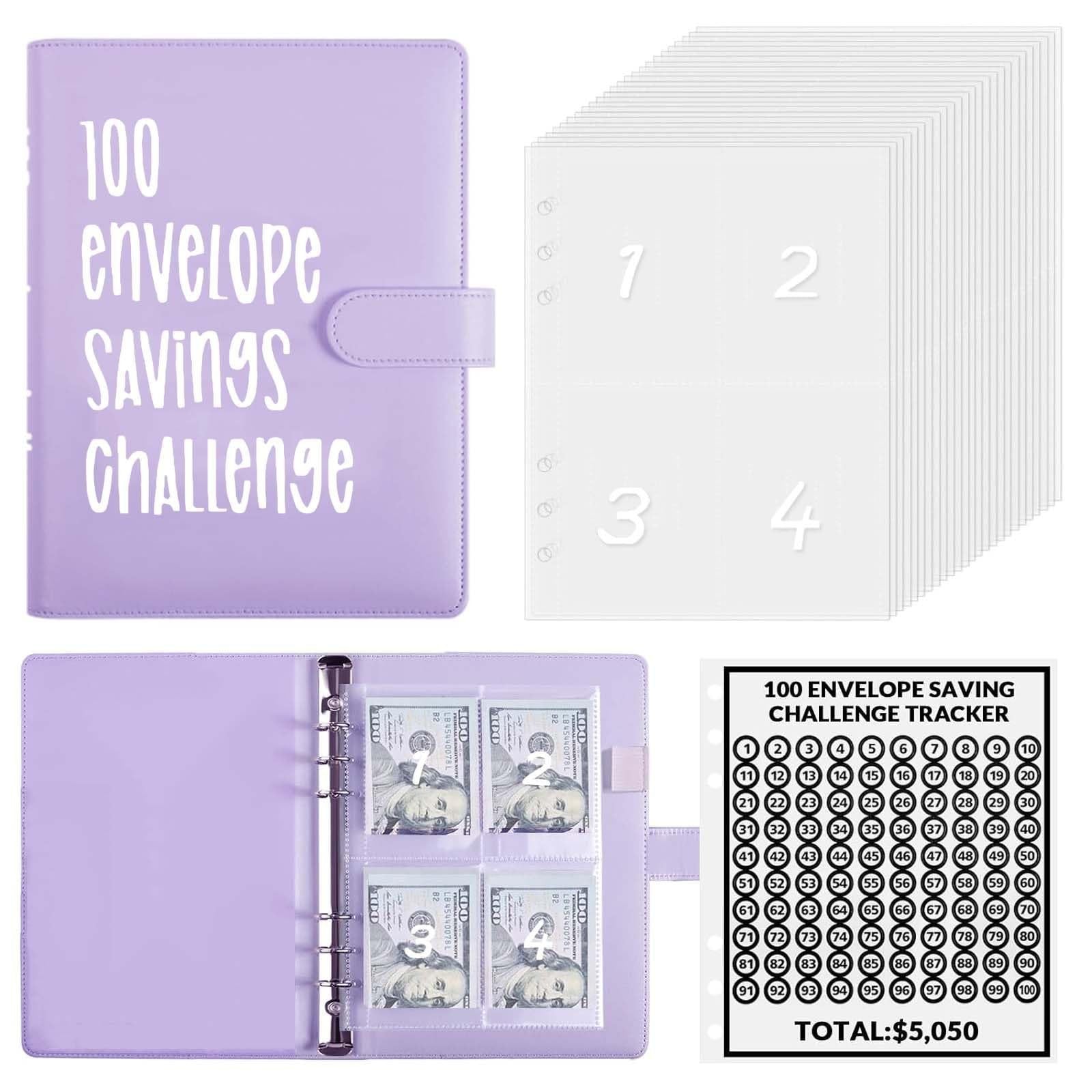✉️ 100 Envelope Challenge Binder