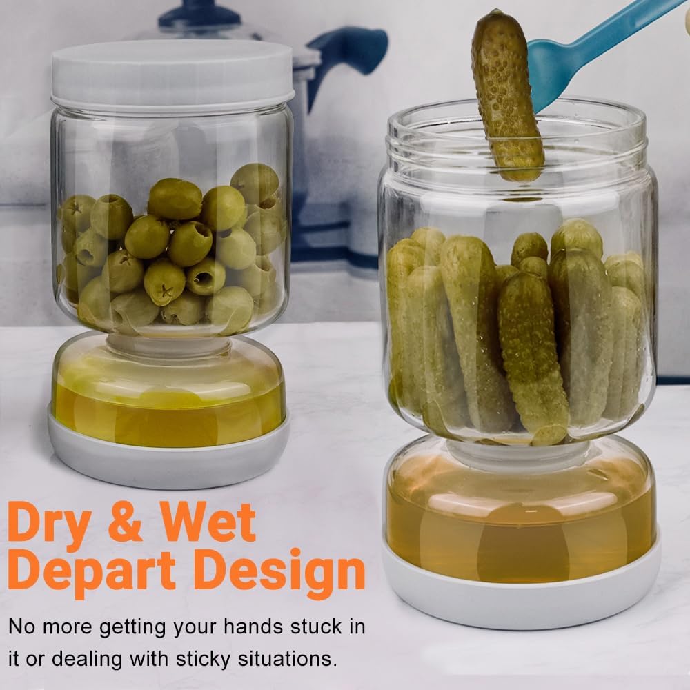 Hourglass Pickle & Olive Jar