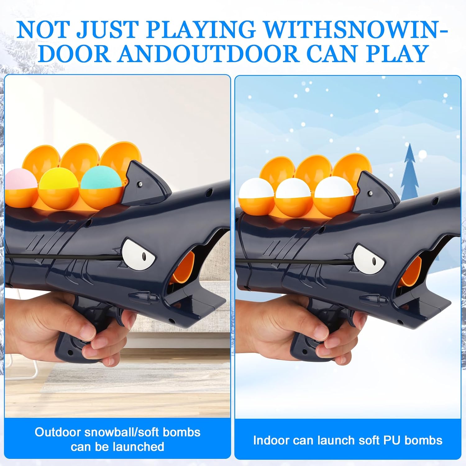 Shark Snowball Launcher