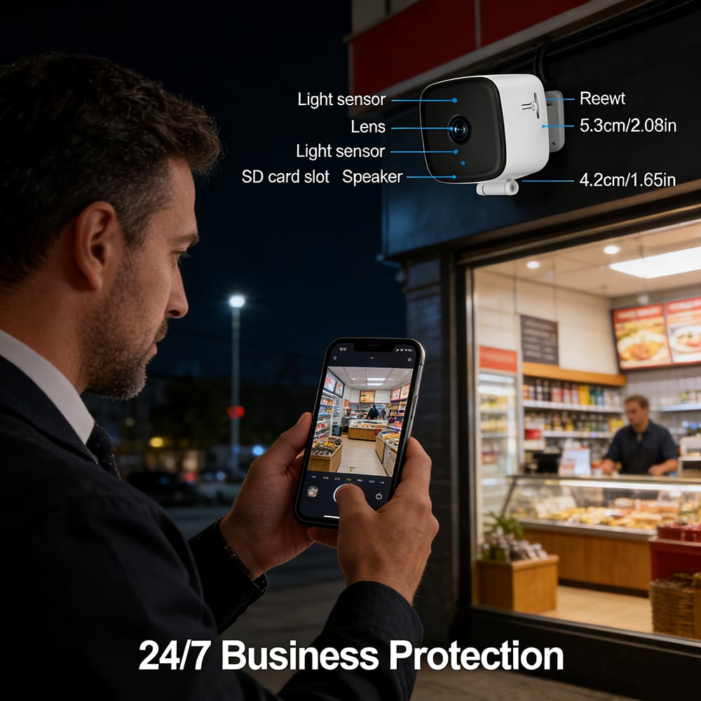 Smart Wi-Fi Indoor Security Camera