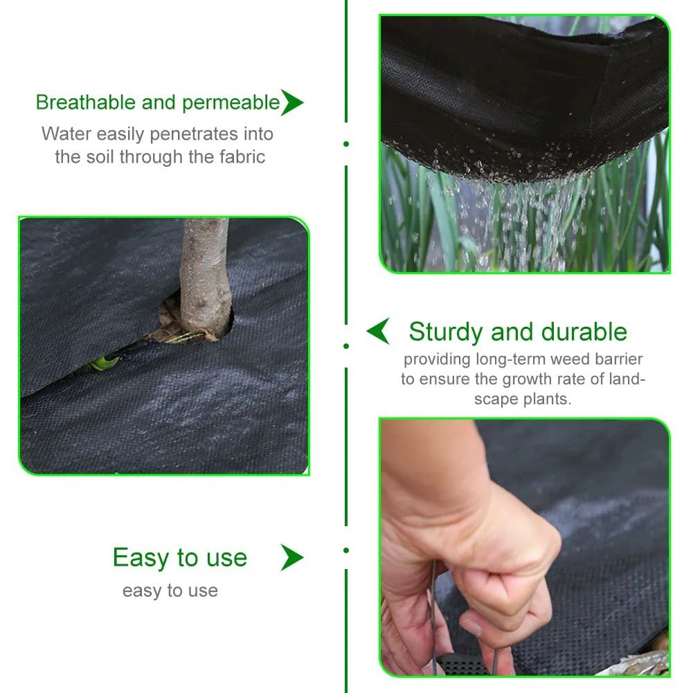 Eco-Friendly & Biodegradable Anti-Grass Cloth for Gardens and Landscaping