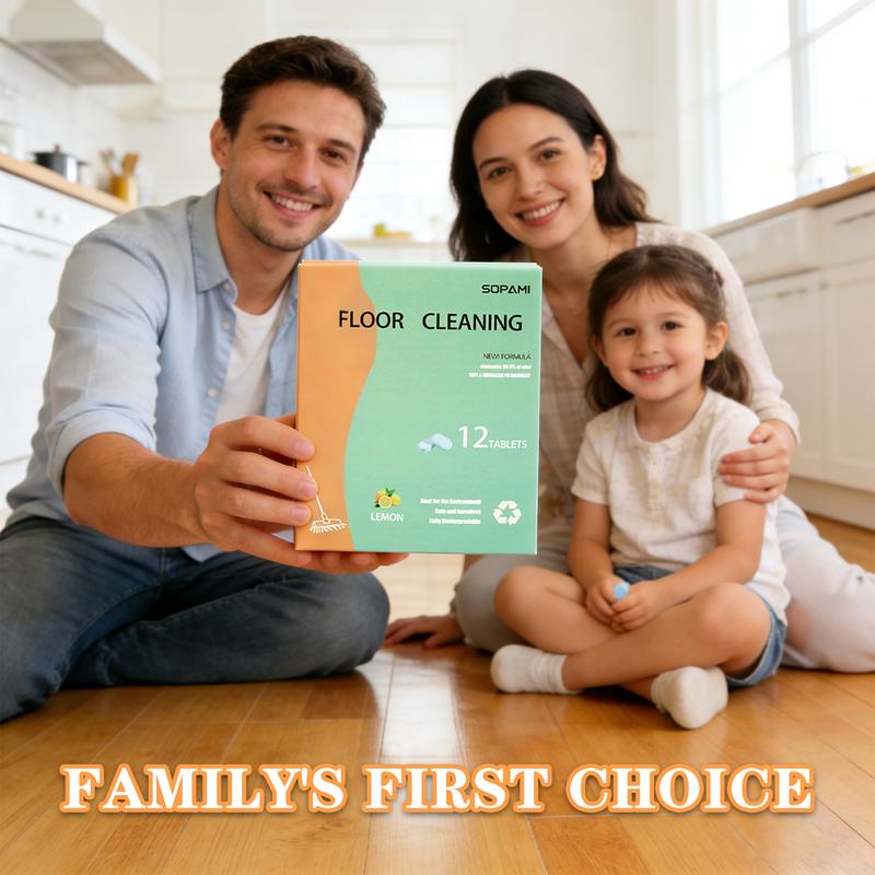 🎁Just $7 each🎁Floor Cleaning Tablets - Safe for Wood Tile Marble Quick Dry No Residue