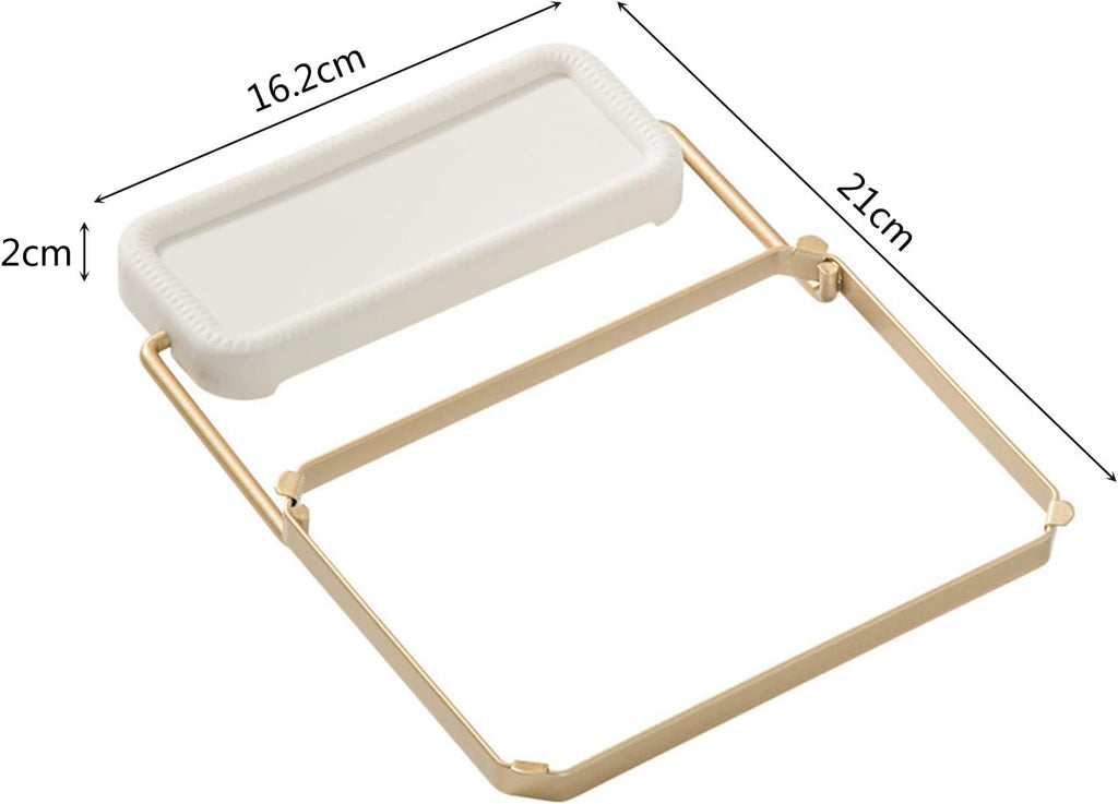 Triangular Corner Sink Organizer with Hanging Hooks