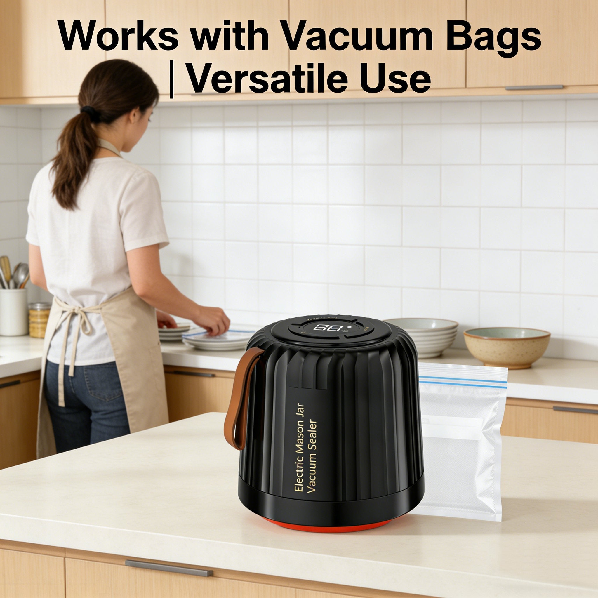 Electric Mason Jar Vacuum Sealer Kit🥗