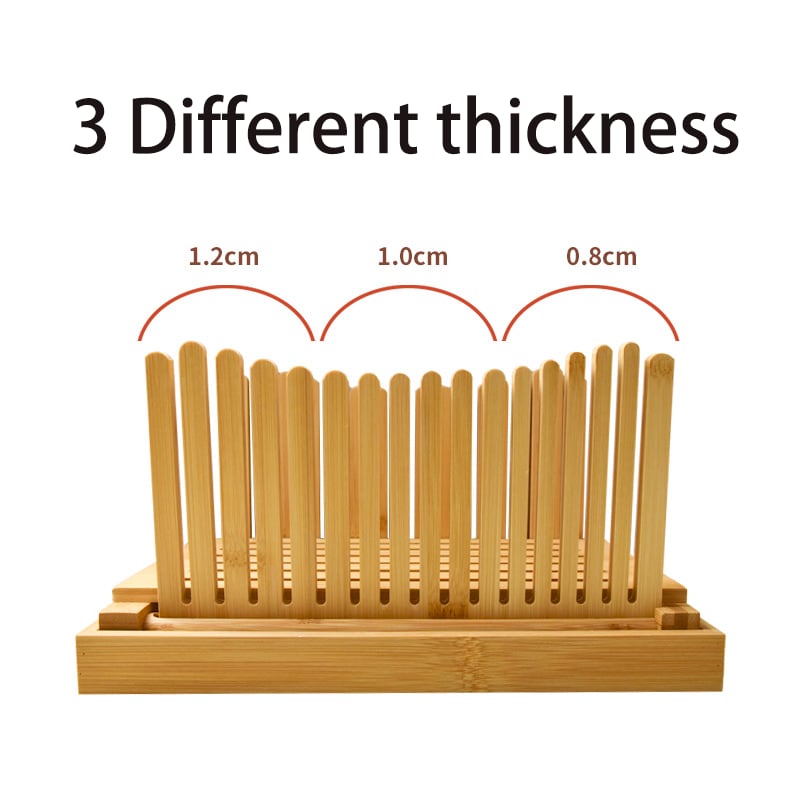 Bread Slicer with Adjustable Guide(Knife not included) 🍞✨