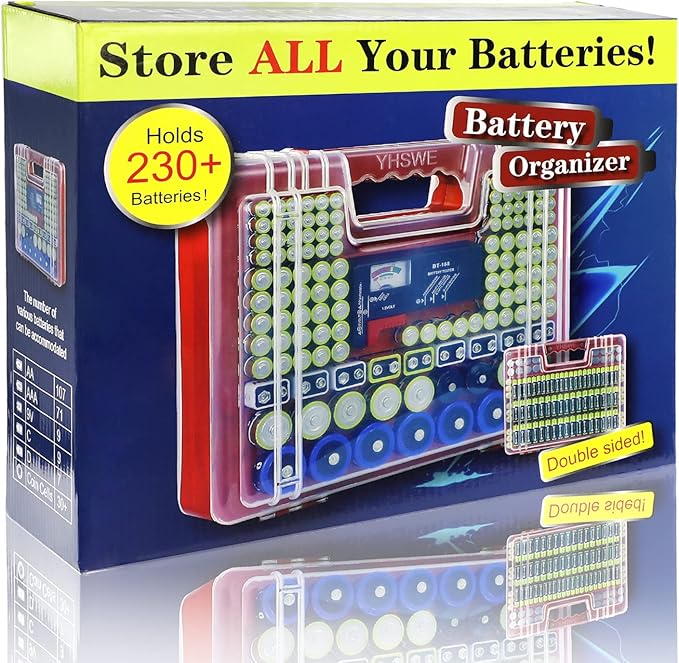 Capacity Storage Case with Tester (Red)