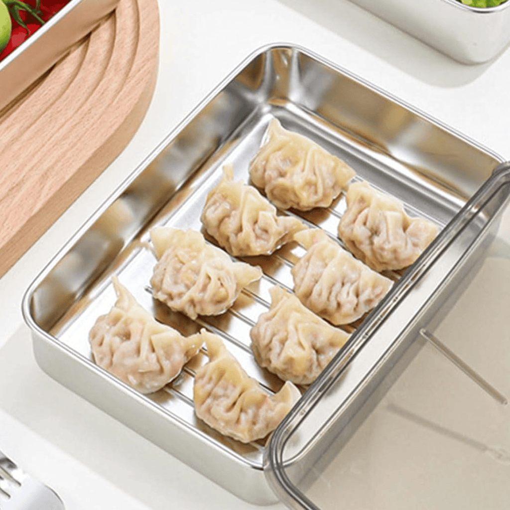 Stainless Steel Food Containers with Sealing Lids🥗