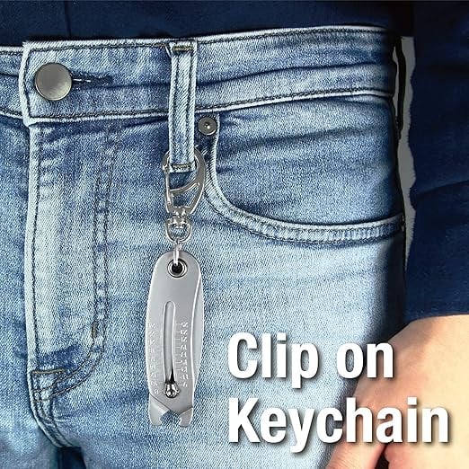 Portable Precise Thread Size Checker Keychain