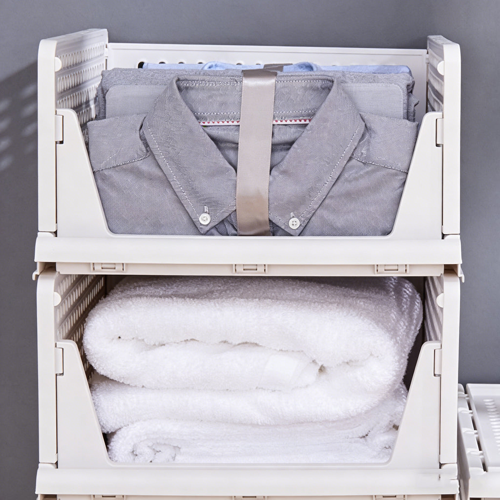 🏠 Foldable Stackable Closet Organizer Set