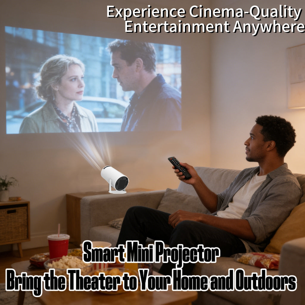 Smart Mini Projector – Bring the Theater to Your Home and Outdoors 🎬