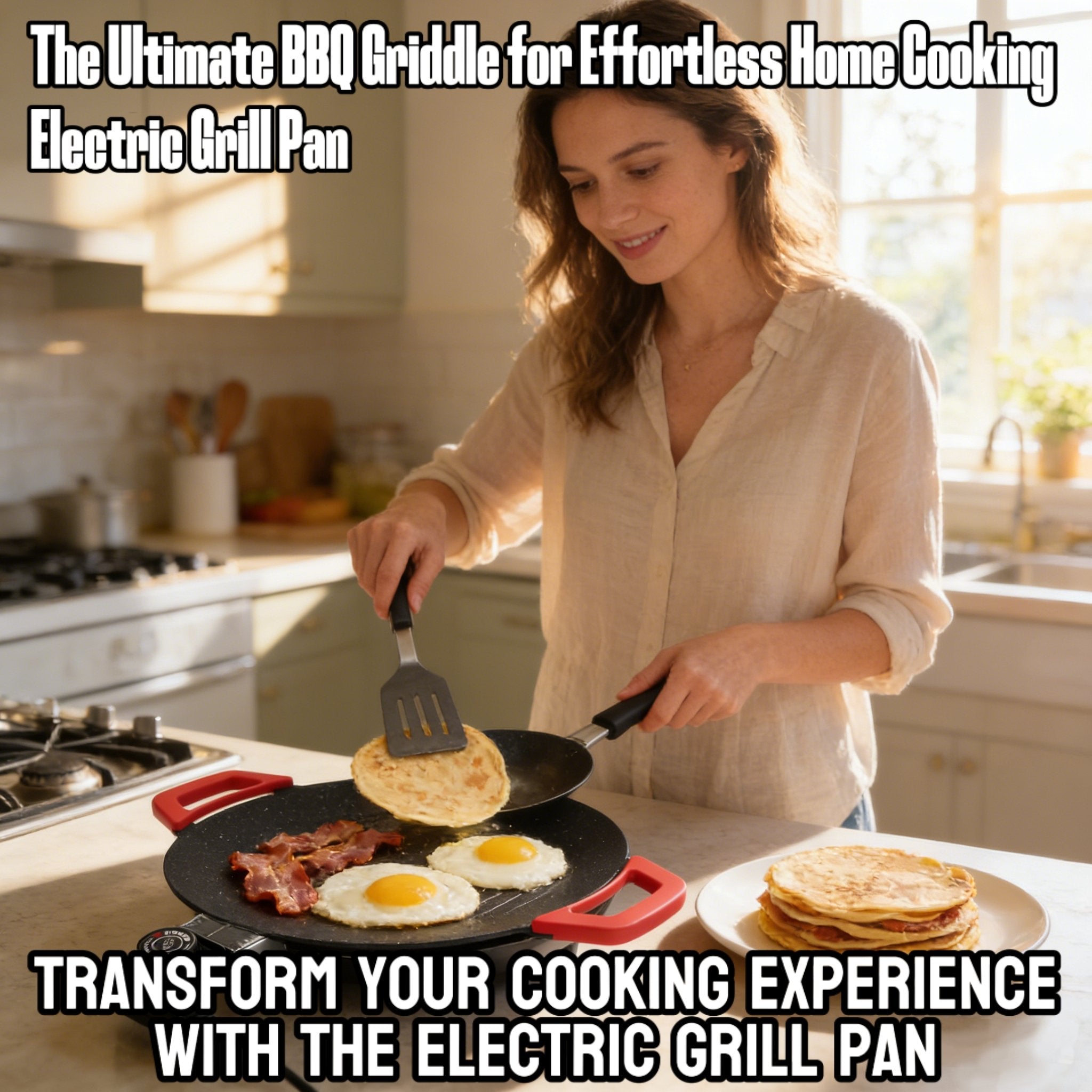 Electric Grill Pan – The Ultimate BBQ Griddle for Effortless Home Cooking 🍖🔥