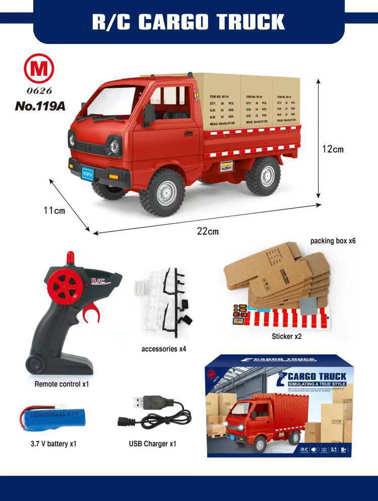 RC CARGO SIMULATING PICKUP TRUCK