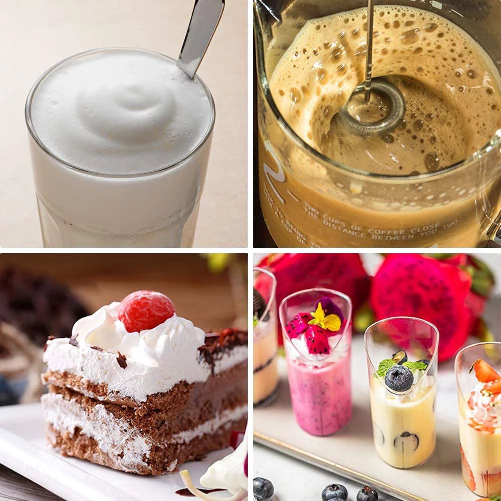 🔥Hot Sale 49% OFF-Milk Frother Handheld With Stand(Various collection colors)