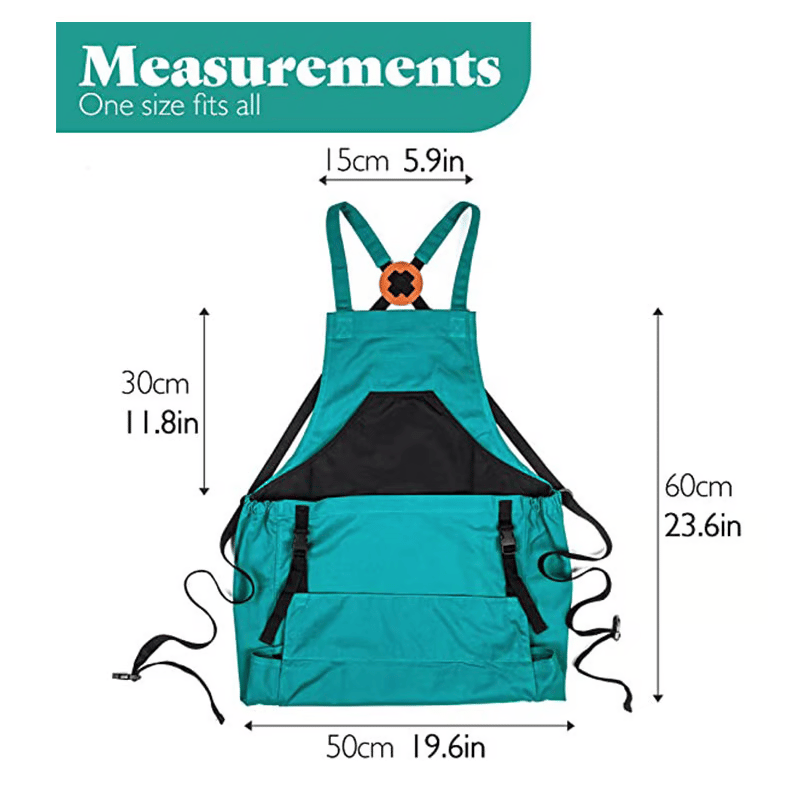 🌿 Heavy-Duty Gardening Apron – Hands-Free, Comfortable & Durable! 🌿New detachable weed puller head
