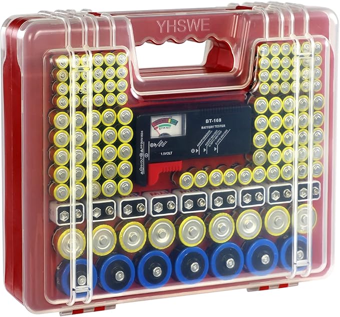 Capacity Storage Case with Tester (Red)